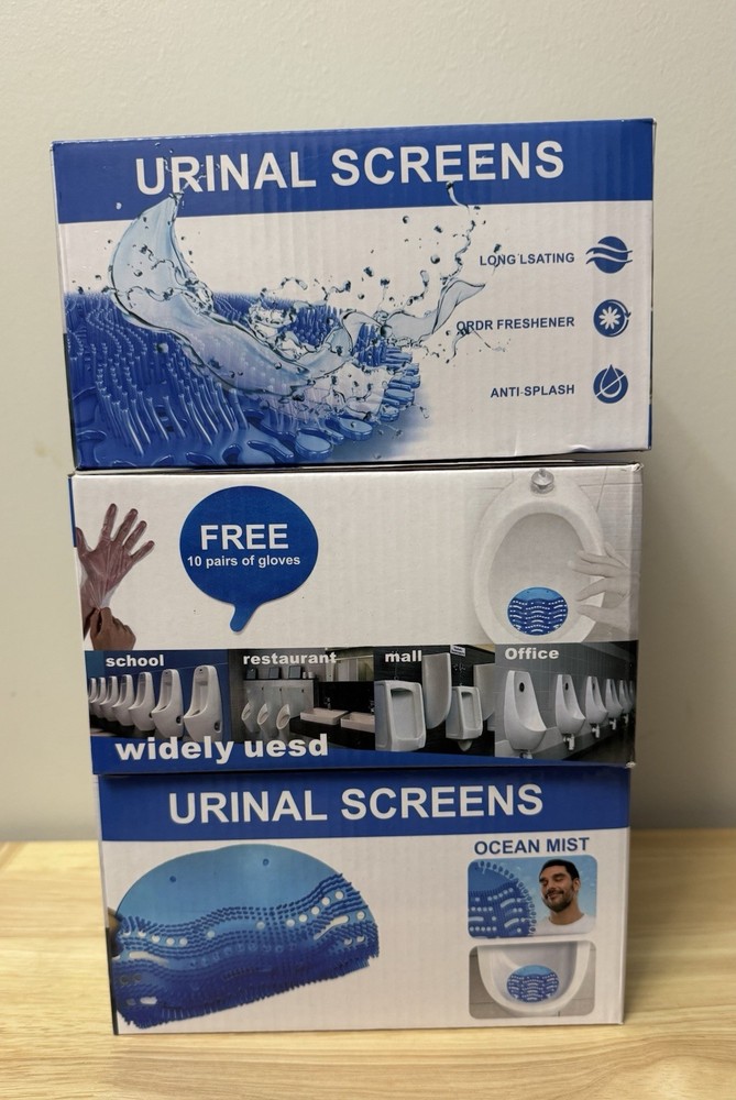 Urinal Screen Deodorizer (10 Pack) Ocean Mist. New Sealed