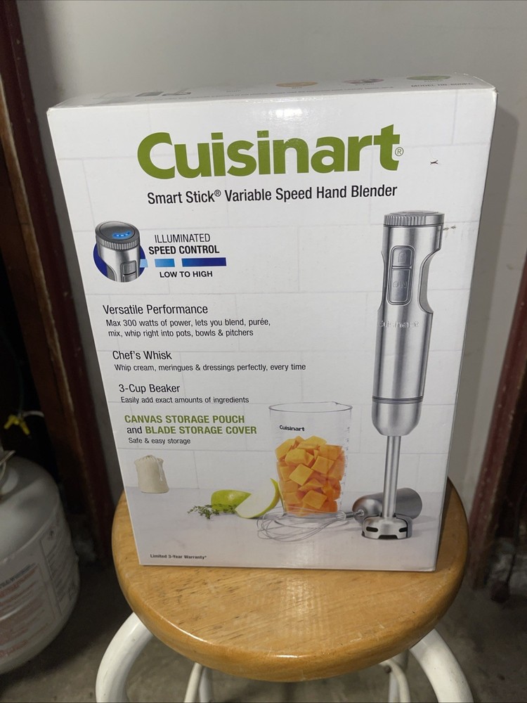Cuisinart Smart Stick Variable Speed Hand Blender Food Processor HB-900pc NEW