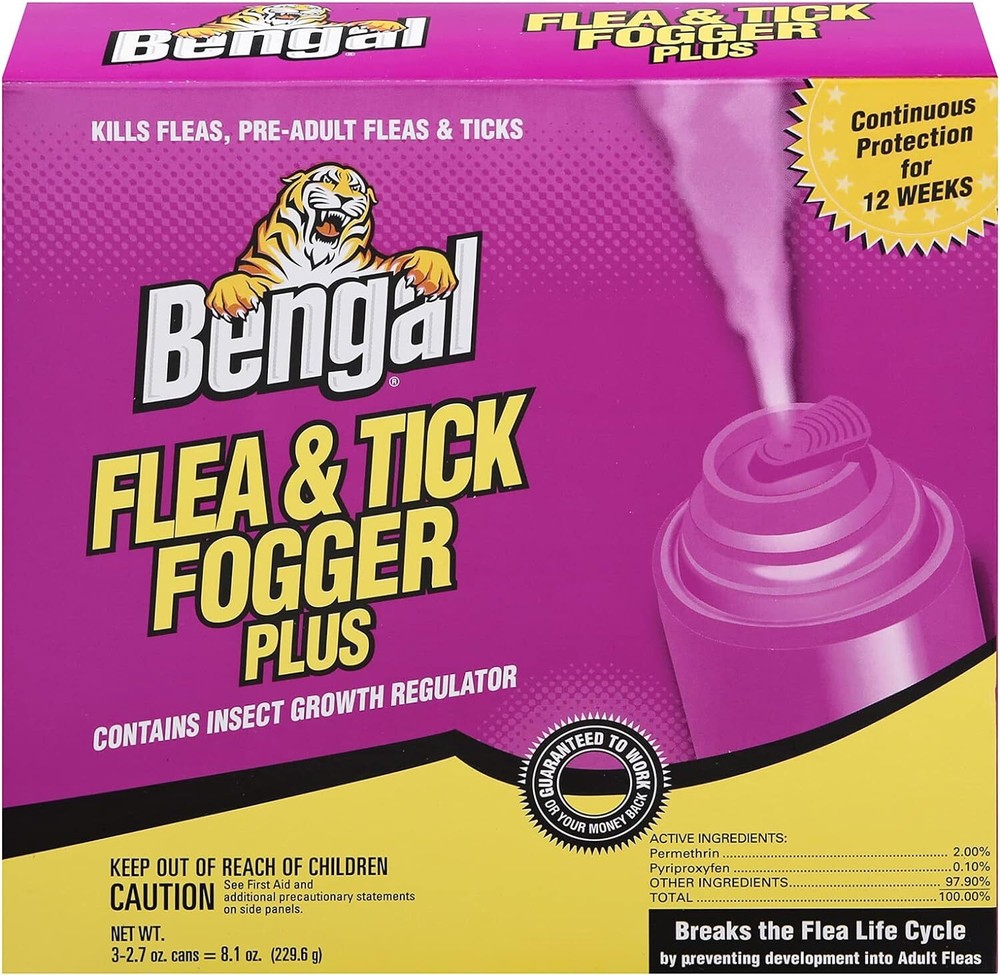 Bengal 55206 Flea Killer Plus, 2.7oz Spray Can