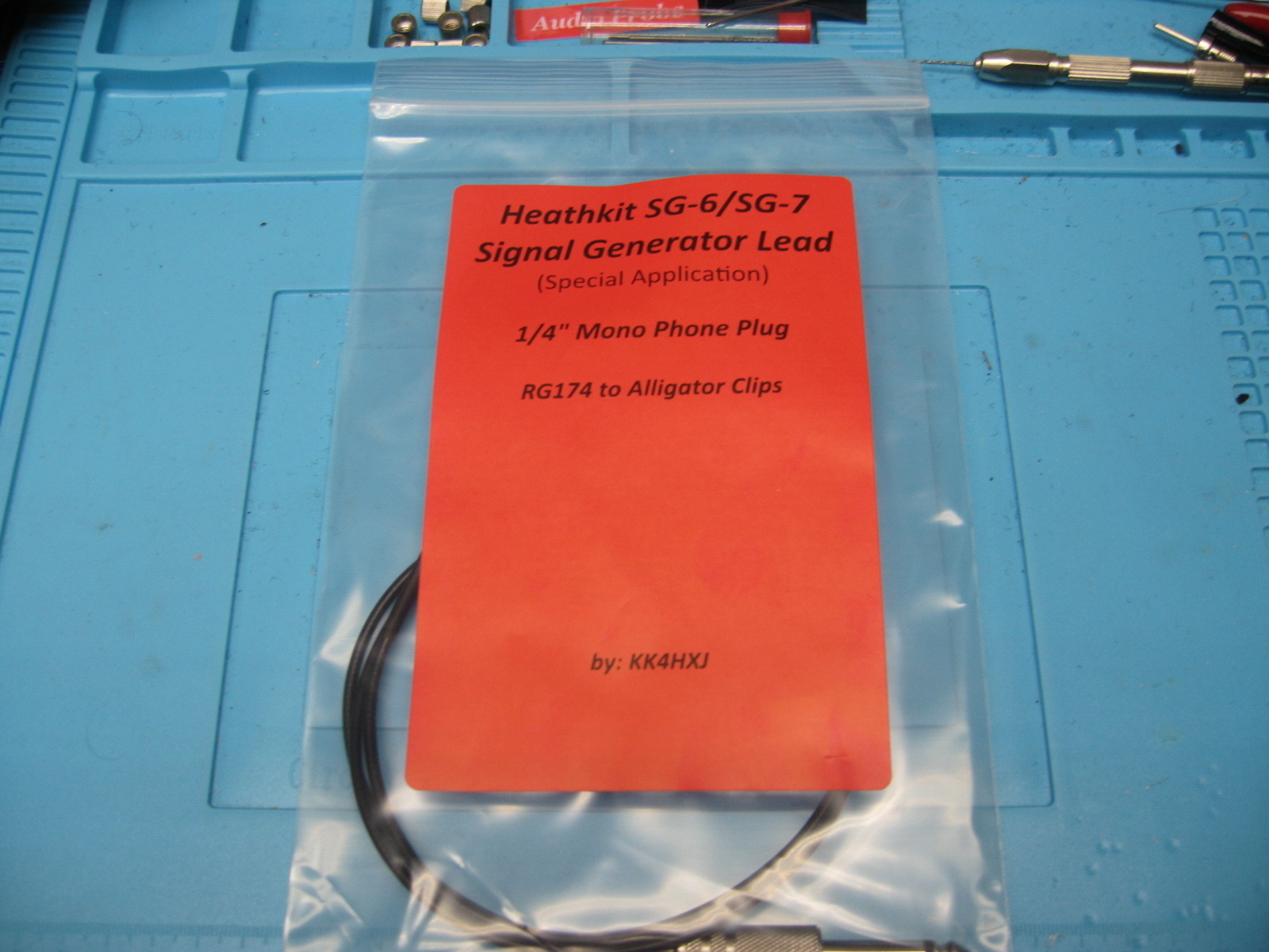 Custom Signal Generator Test Lead - Heathkit SG-8/IG-102/BK E-200D/Eico324& more