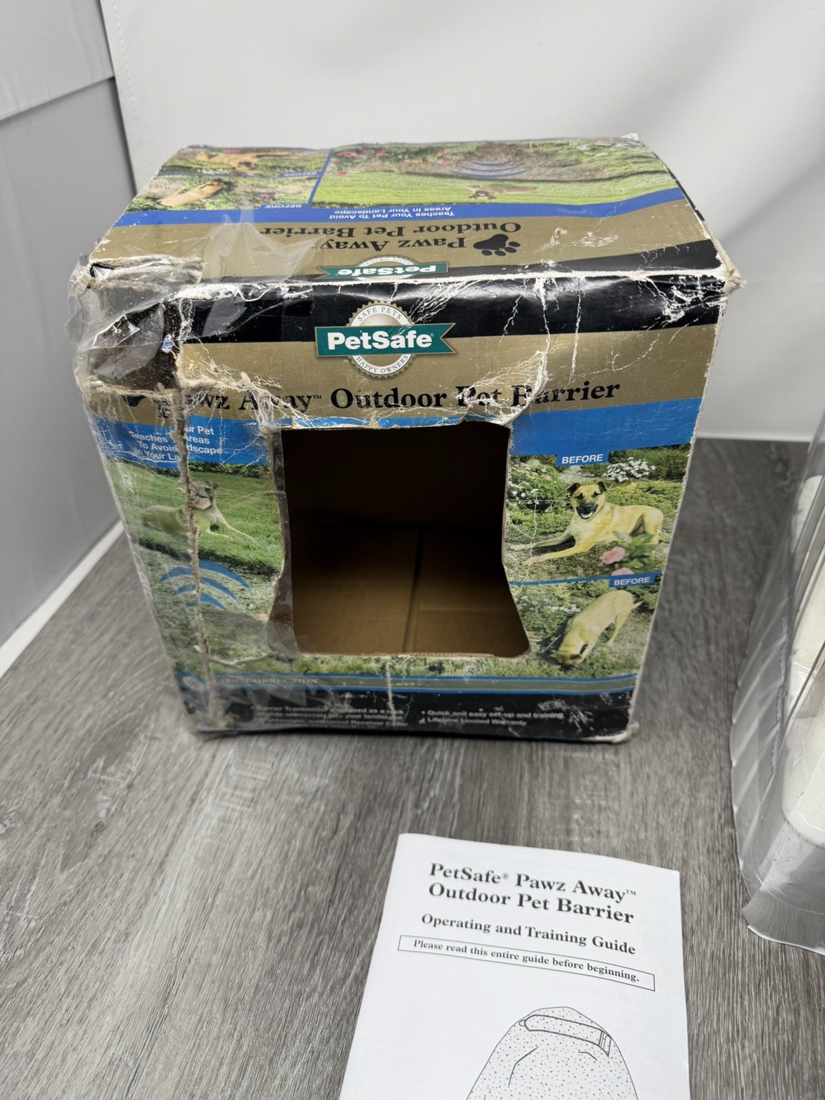 PetSafe Pawz Away Wireless Rock Outdoor Dog Fence Barrier PWF00-11923 OPEN BOX