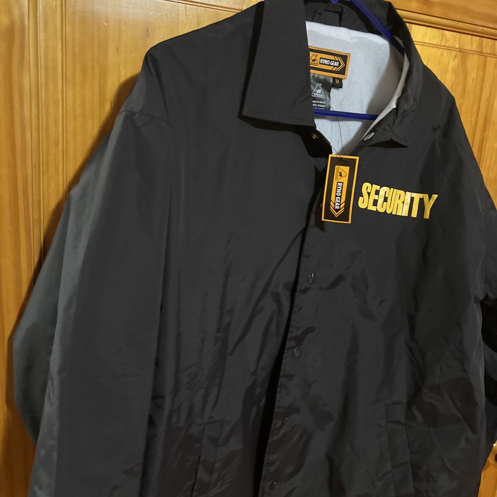 Ryno Gear Security Button Up Jacket Black Size M