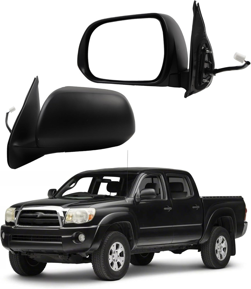2005-2011 for Toyota Tacoma Driver Side Mirror Manual Folding – Compatible Repla