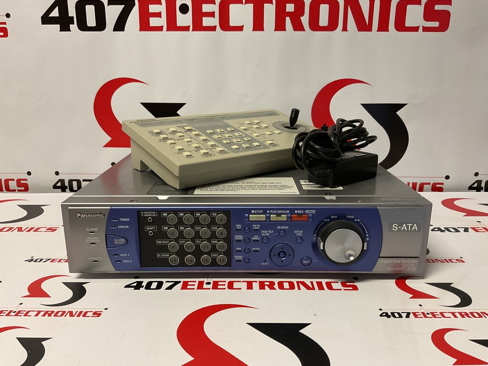 Panasonic Digital Disk Rec (WJ-HD316A) & Panasonic System Controller (WV-CU360C)