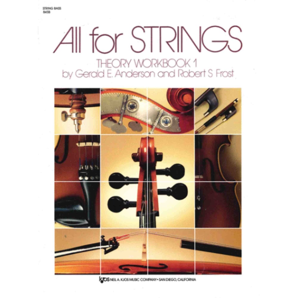 All For Strings Theory Workbook 1 String Bass