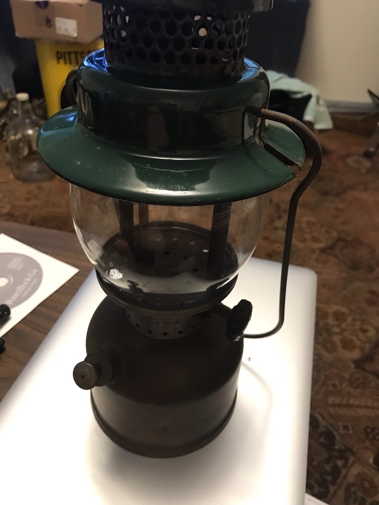 COLEMAN LANTERN MODEL 242C DATED - 1947 Brass Lantern