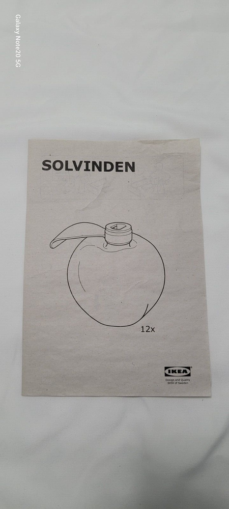 Ikea Solvinden Green Apple String Light Covers (Lights not included)