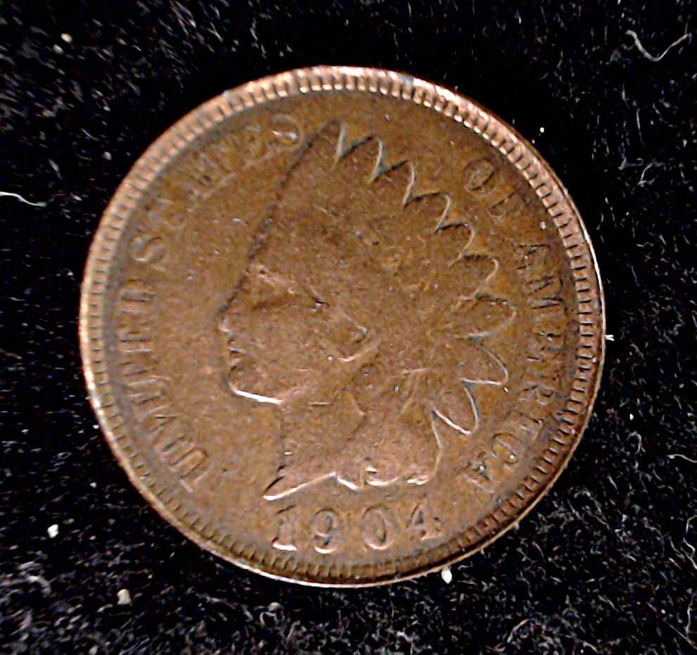 1904 Indian Head Cent Penny