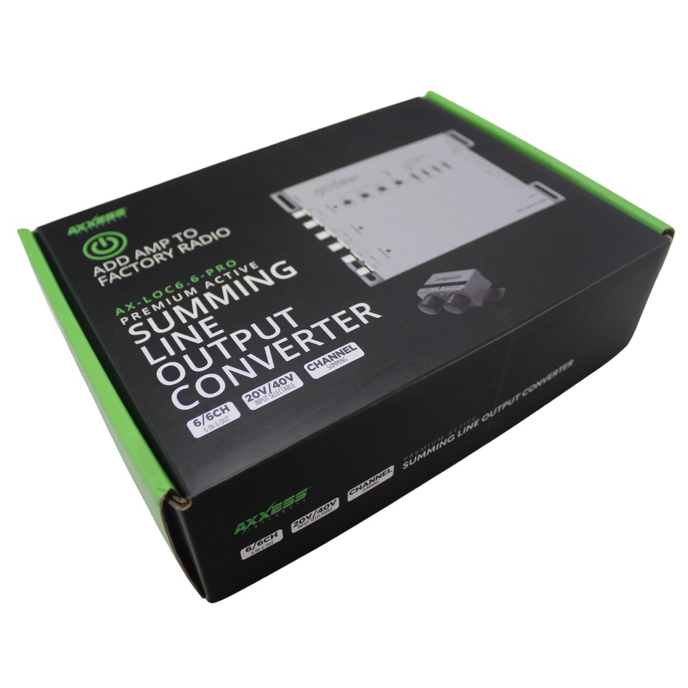 AXXESS 6-Channel Active Line Output Converter with Summing Processor