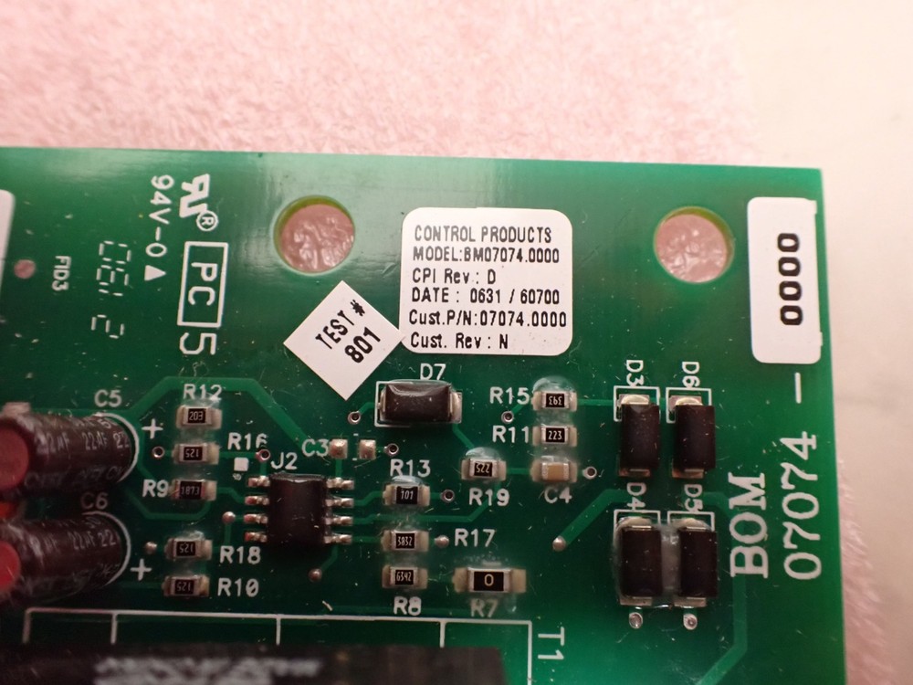 Bunn 07074.1000 LIQUID LEVEL CONTROL BOARD
