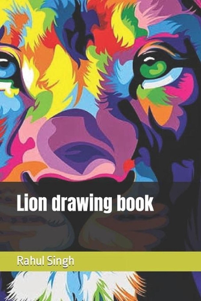 Lion drawing book