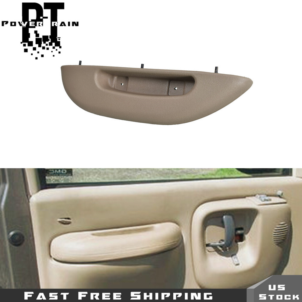 Interior Door Pull Armrest Cover Front Left Driver Tan For 96-02 Chevy GMC Van