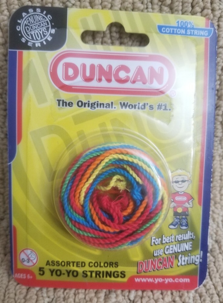 Duncan 5 Pack Cotton Yo-Yo Strings - Multicolor