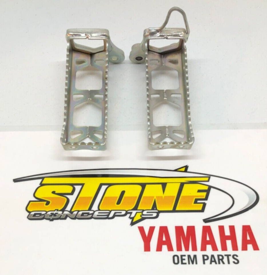 New Yamaha YFZ450R YFZ450X Foot Pegs 2009-2024 OEM 09-24 YFZ 450R Left & Right