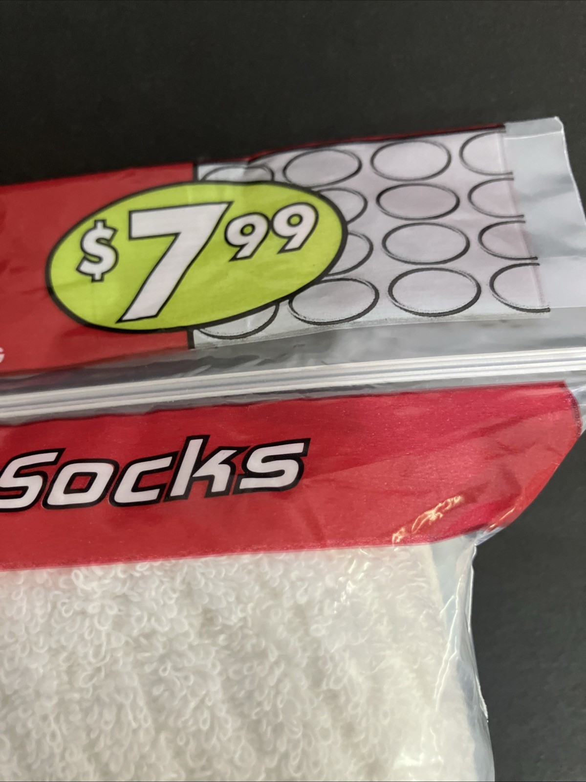 Vintage Athletech Ladies Cuff Socks Pack of 10 White Cushion Sock Size 9-11 USA