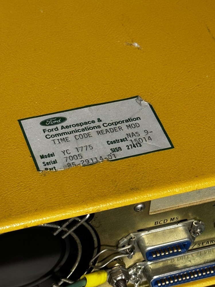 Systron Donner Time Code Generator Model 8132 Mod, Ford Aerospace Co.