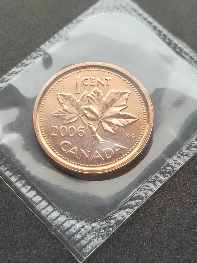*** CANADA 2006 LOGO *** ONE CENT *** PROOF LIKE SEALED ***