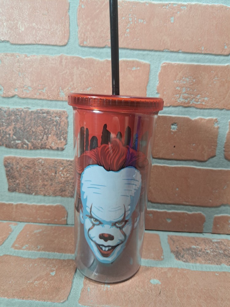 Pennywise, IT CHAPTER 2 Drinking Cup With Straw 20oz