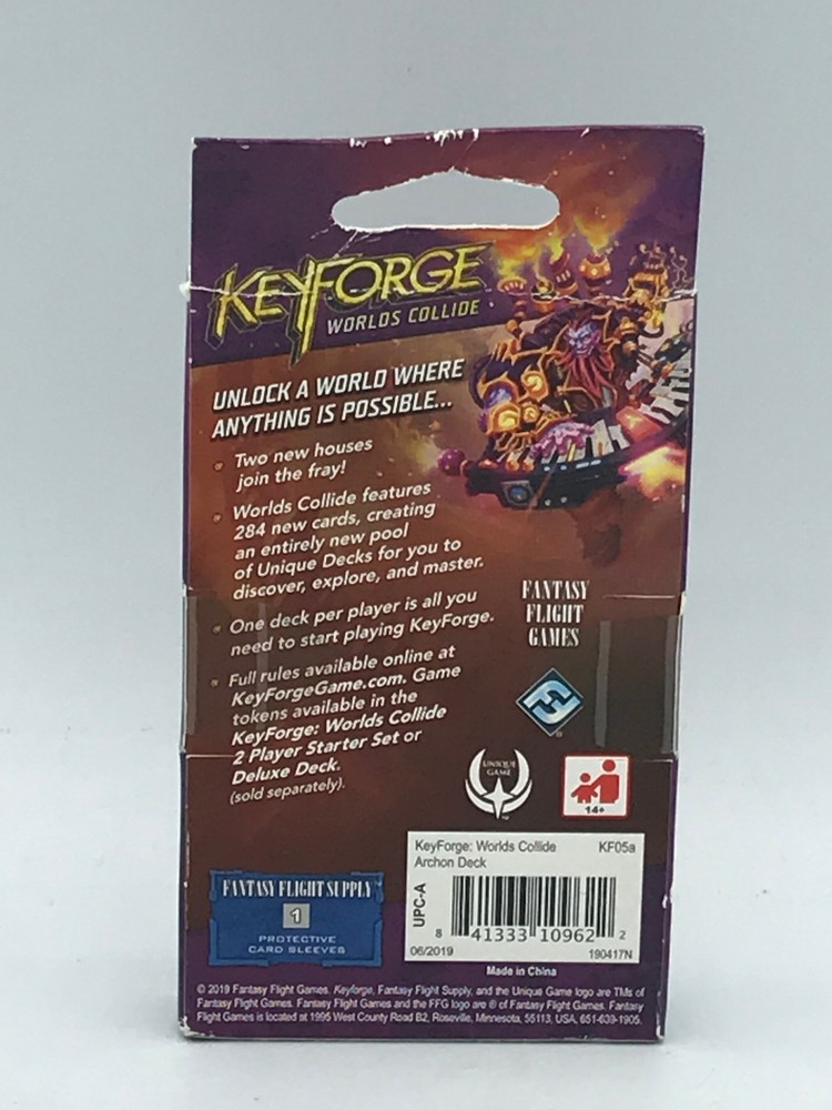 Fantasy Flight Games KeyForge Worlds Collide Archon Deck KF05a