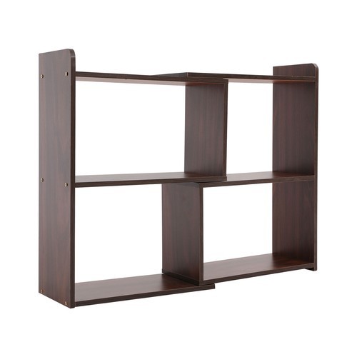 Open Storage Shelf, 3-Tier Bookcase, Retractable Storage Shelf