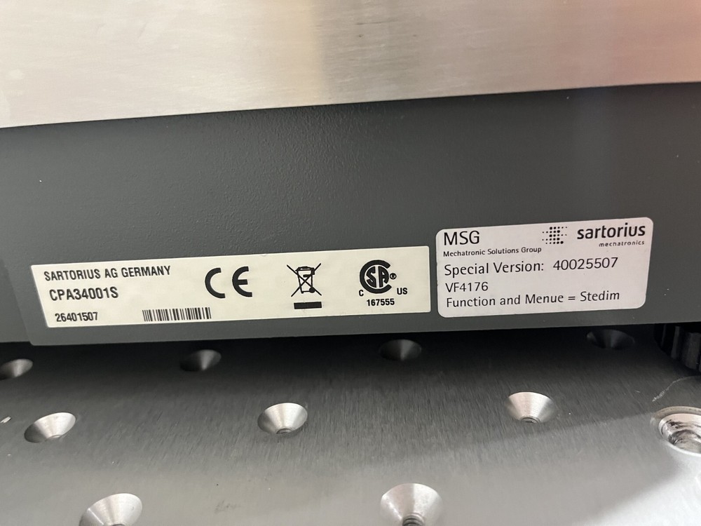Sartorius CPA34001S Analytical Balance