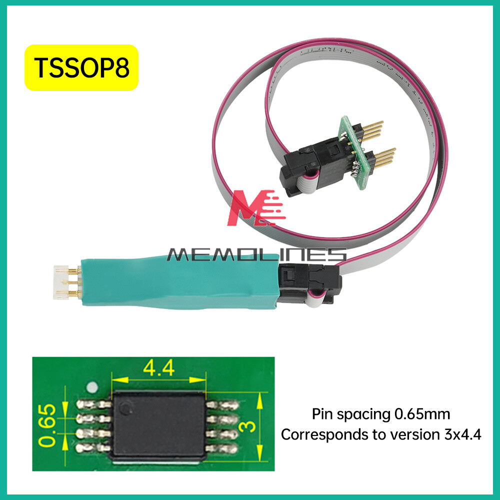 TSSOP8/MSOP8 Chip Download Burn Read Write Test Probe Programmer Download Cable