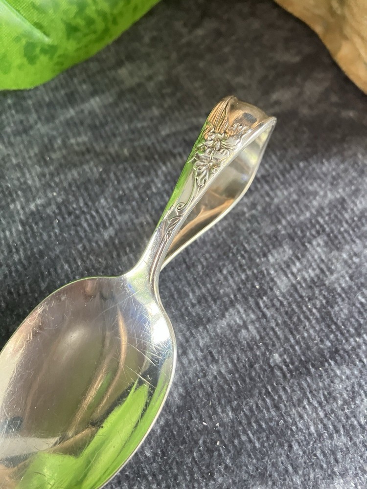 Vintage Silver Plate Baby's Spoon, Community