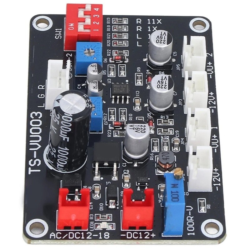 DB Amplifier Chassis VU Level Meter Driver Board With Adjustable Backlight New