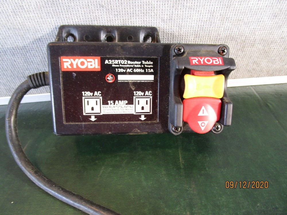Ryobi A25RT02 Router Table Power Switch Box