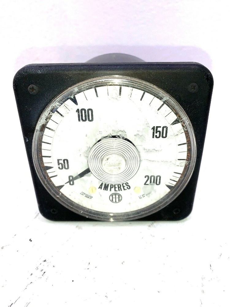 ITE Type 077/08 AC Amperes Meter 0-200