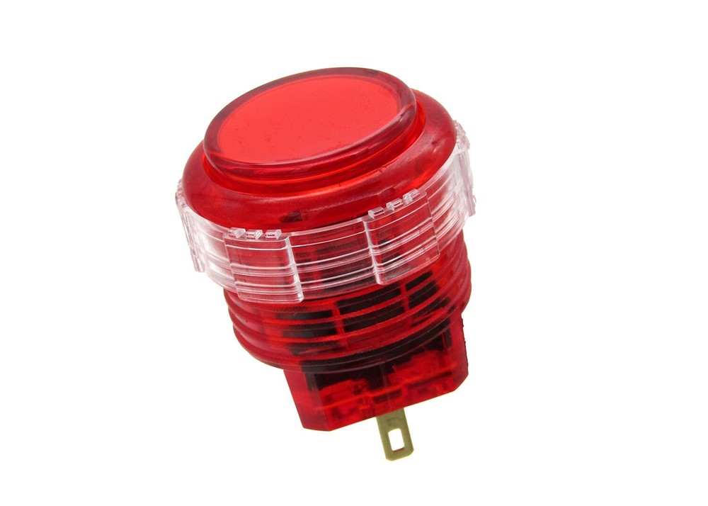 Crown / Samducksa SDB-202C 24mm Cherry Screw In Clear Button *US Shipper*