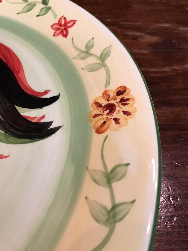 Pfaltzgraff DINNER PLATE Dinnerware Daybreak Pattern 10.75" Chicken Rooster