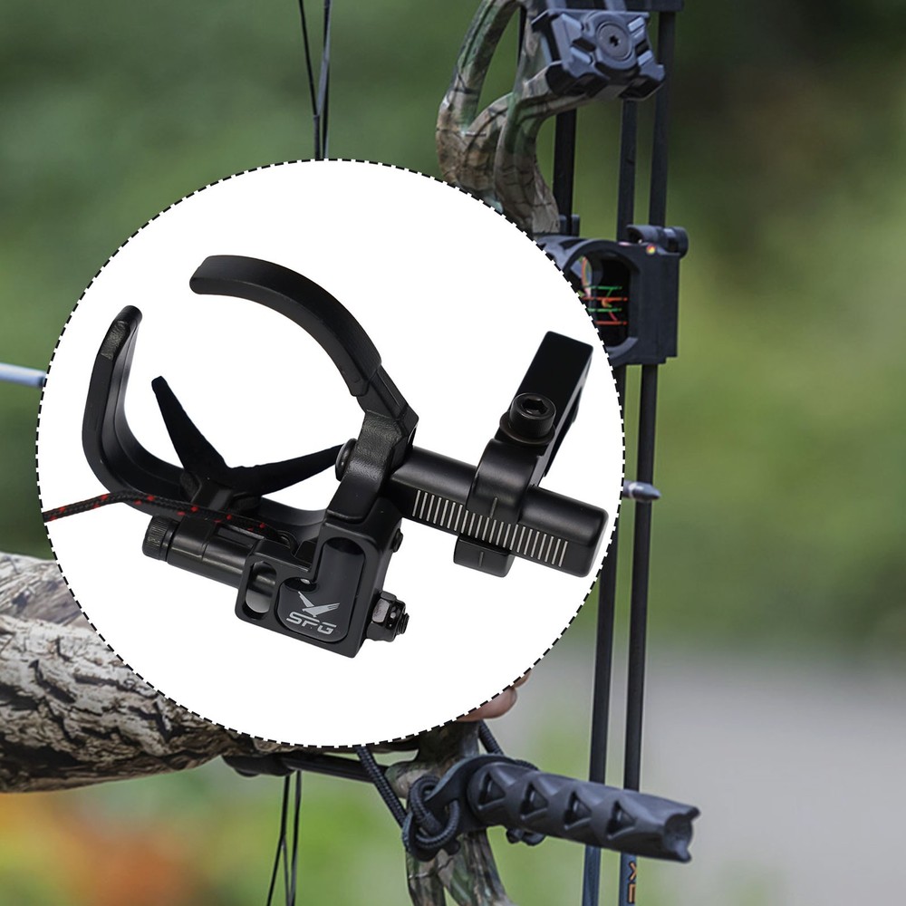 Enhanced Accuracy Drop Away Arrow Rest for Compound Bows Noise Reduction System