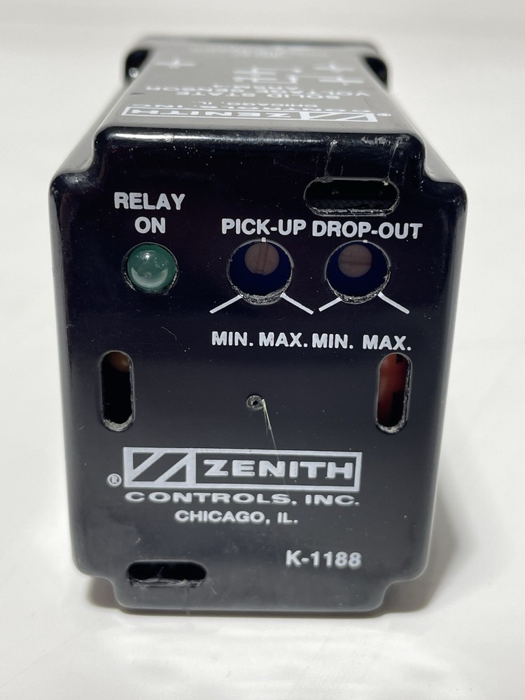 Zenith K-1188 Solid State Voltage Sensor; ARSM-4; 240-480VAC; 10A
