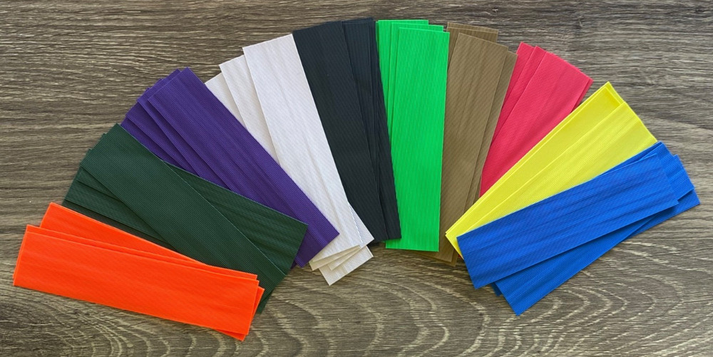 10 PAIR  - WHISKER Rubber Bow String Silencers Archery - 20 pcs ASSORTED COLORS