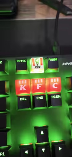 2025 KFC ROG Keyboard KeyCap Replace Completed Set 6 PCS NIP