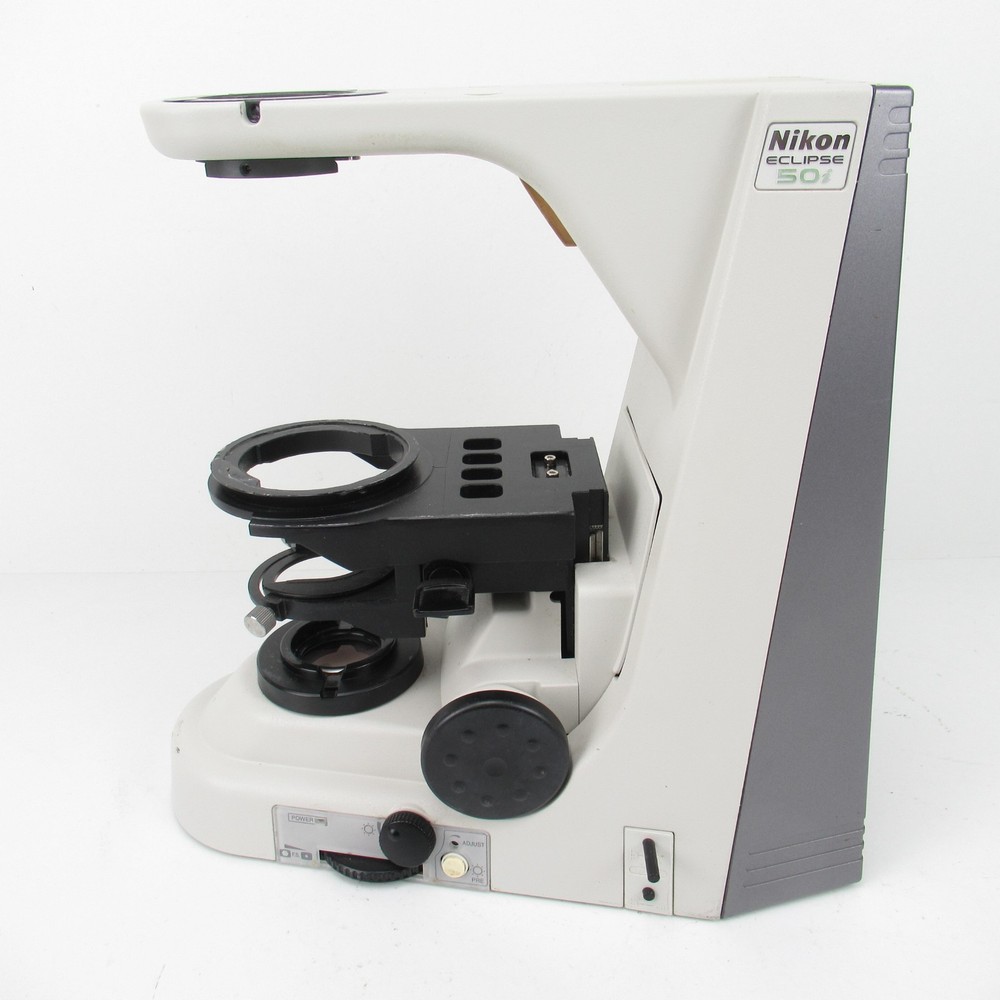 NIKON ECLIPSE 50i MICROSCOPE BODY/STAND - DEFECTIVE/MULTIPLE ISSUES