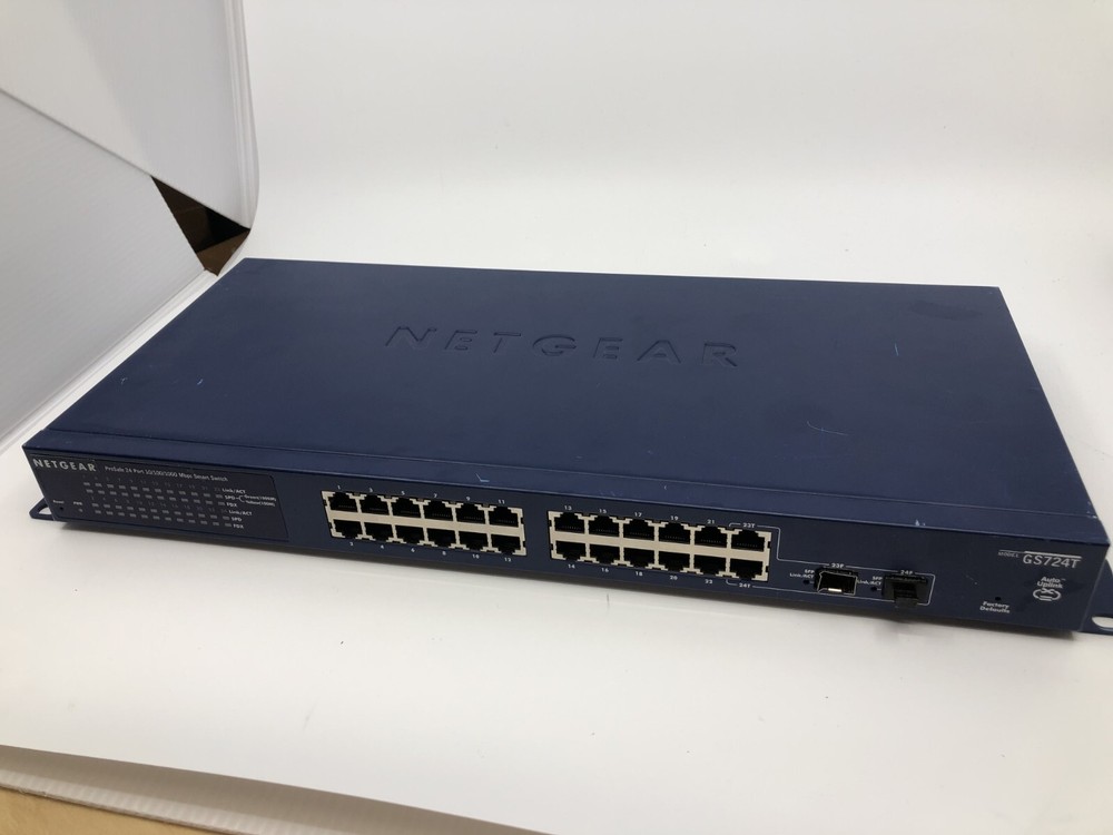 NetGear ProSafe (GS724T  v3) 24-Port External Switch Managed