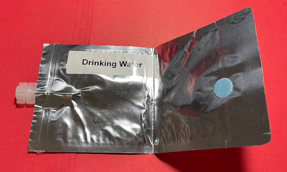 SPACE SHUTTLE ERA DRINKING WATER CONTAINER POUCH UNUSED FLOWN STATUS UNKNOWN