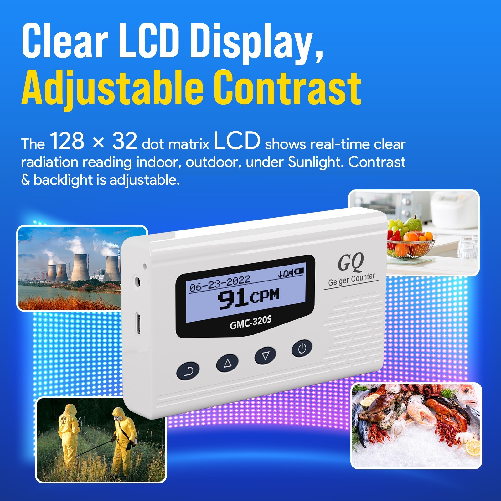 GMC-320S GQ GMC-320S Digital Nuclear Radiation Detector