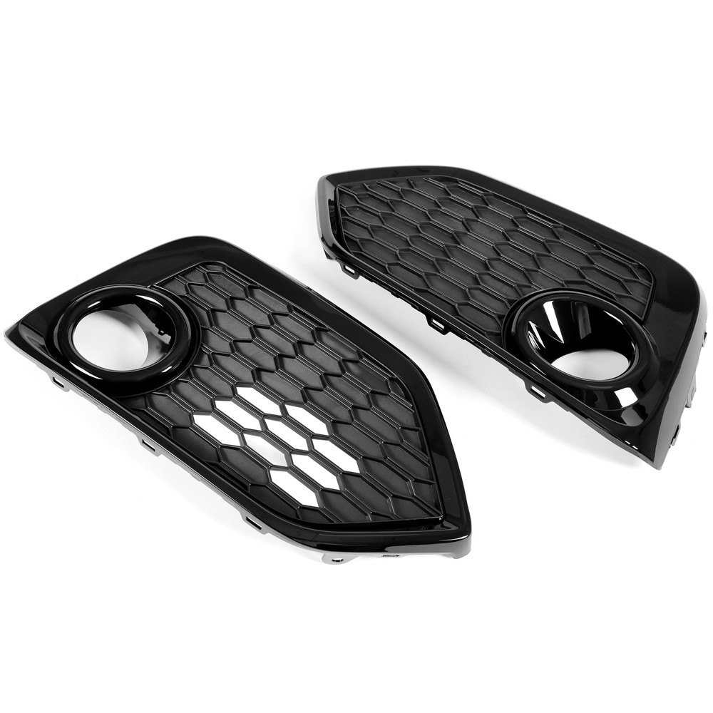 Fog Light Trim Bezel Covers For 2017 2018 2019 Honda Civic Driver+Passenger Side