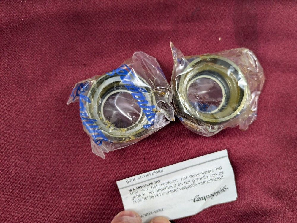 Campagnolo Record External Bottom Bracket Cups Italian Thread NEW BB44