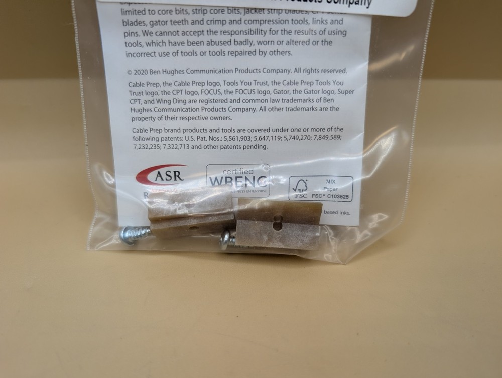 NEW CablePrep Gator Cable Center Conductor Cleaner Replacement Teeth