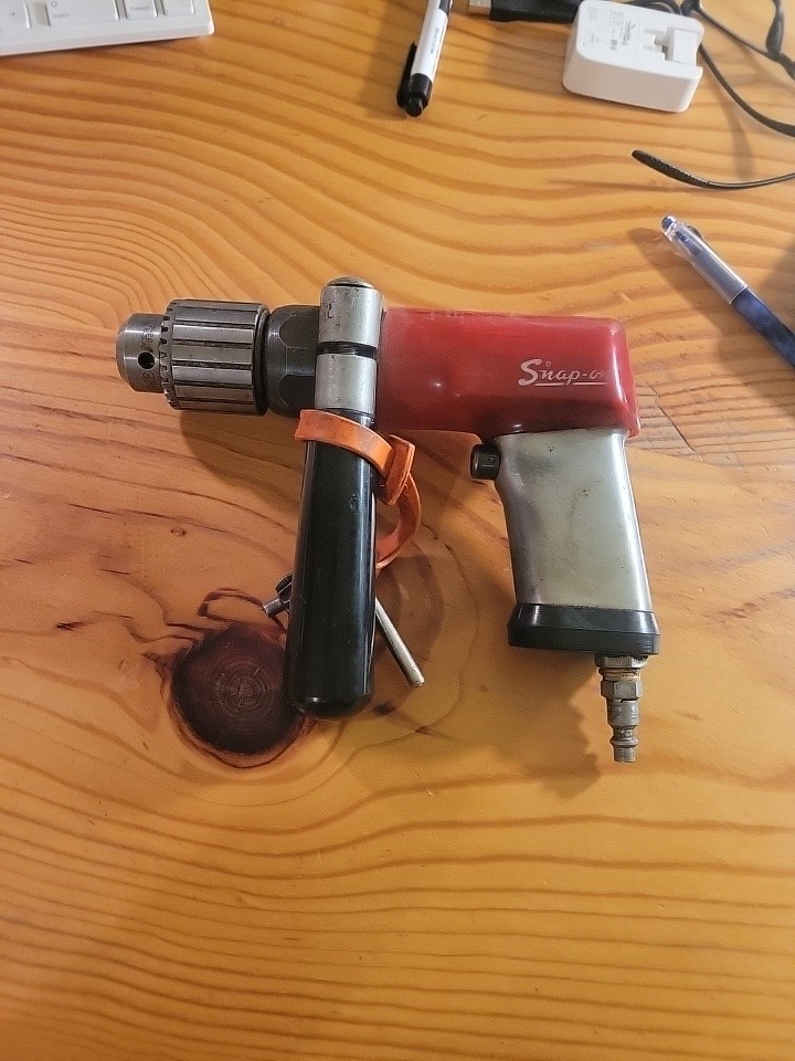 Snap-On 1/2" Reversible Pneumatic Air Drill With Handle