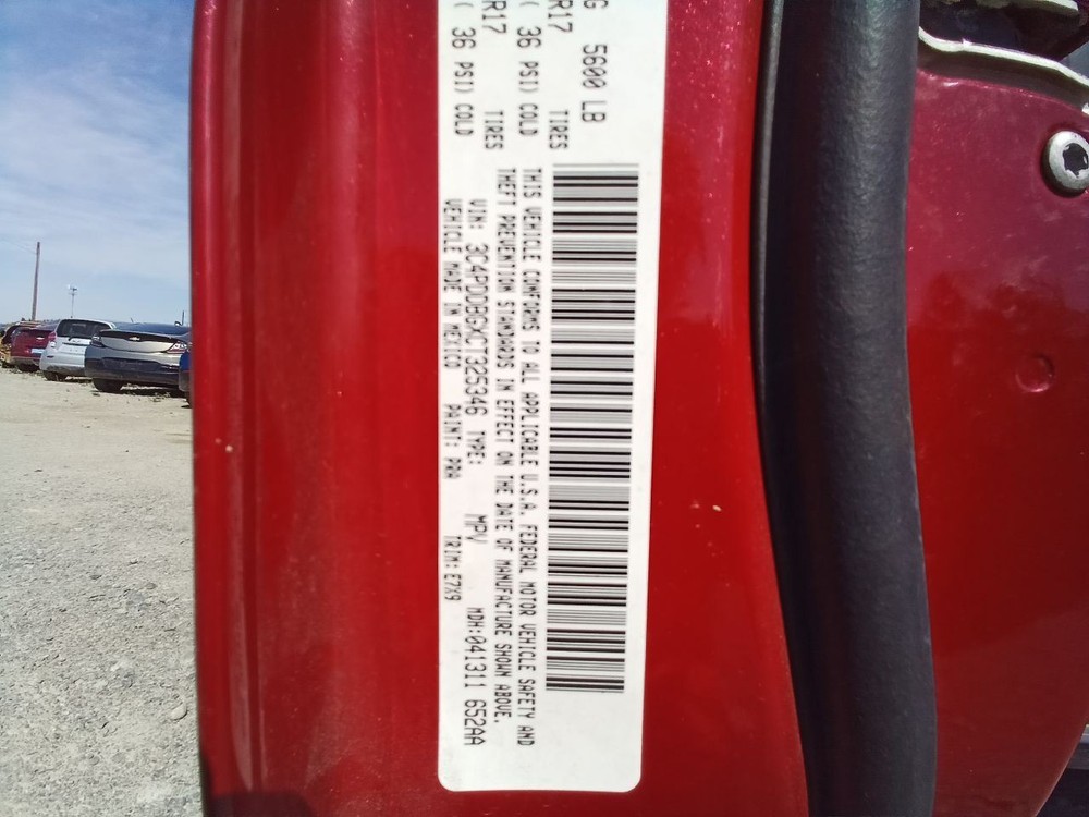 Dash Temperature Control from 2012 Dodge Journey 12209108