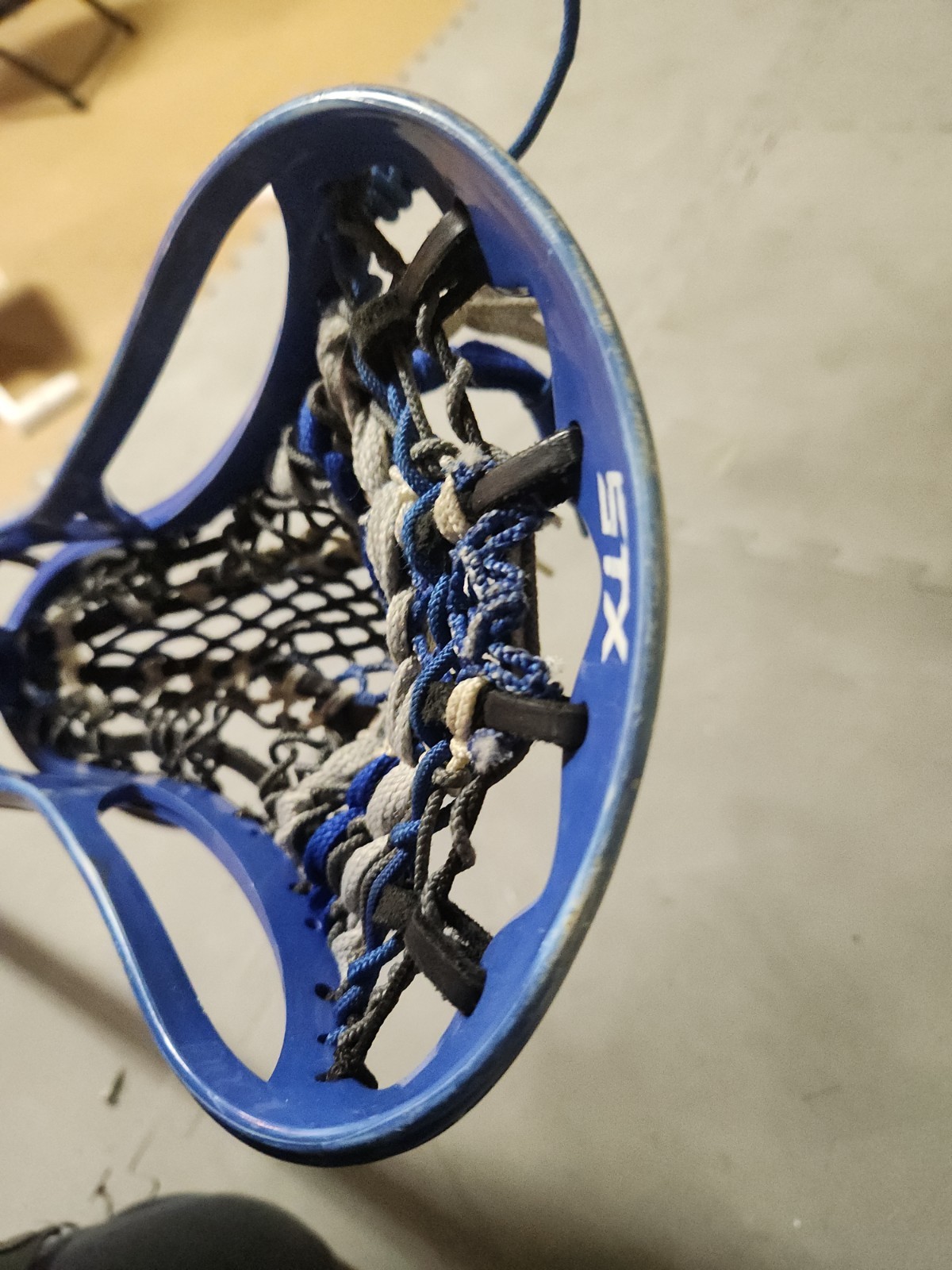 Rare Stx OG K18 Lacrosse Head Excellent Condition On A New Mens 7075 CrankShaft