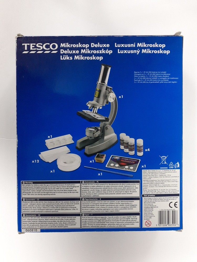 Kids Student Beginner Microscope With LED 100X 600X 900X