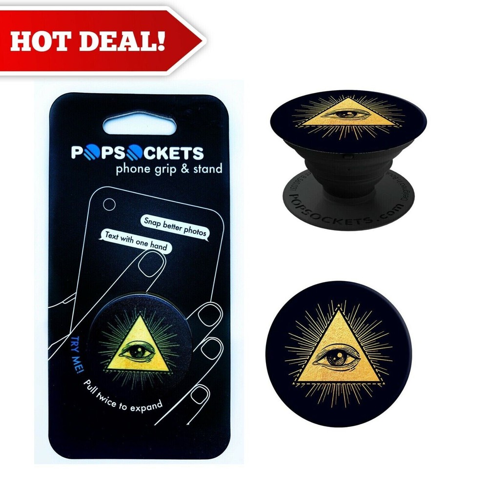 PopSockets Pop Grip Phone Holder Stand Illuminati Design