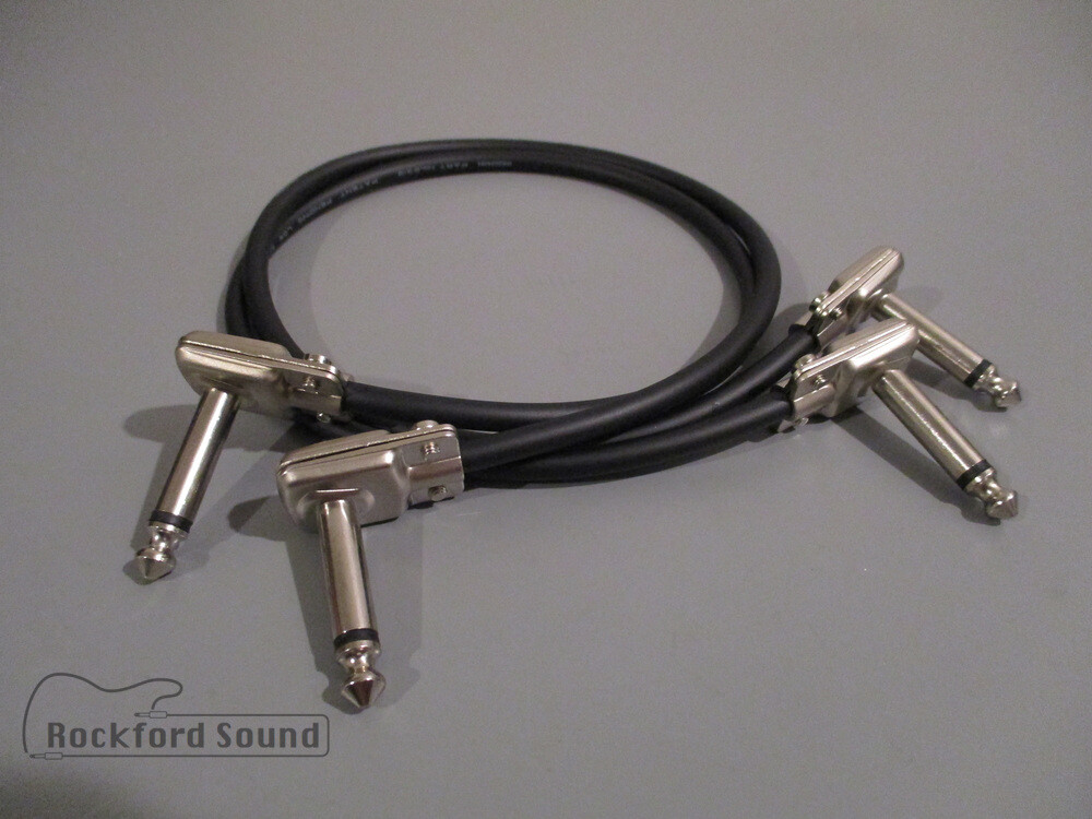 Mogami W2319 & Squareplug SP500 Patch Cable - 1/4" Right angle to Right Angle