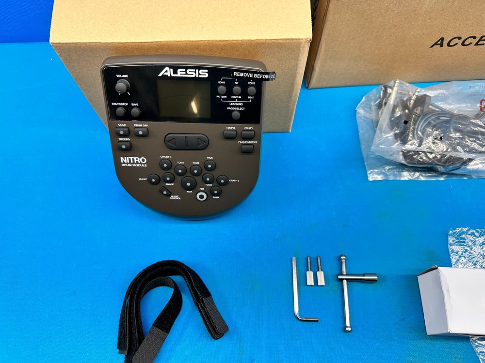 Alesis DM7X Drum Module Brain Controller w/Harness/Power/Clamp